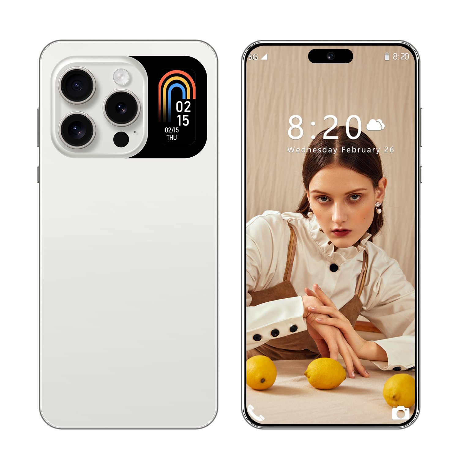 America Top Sell Wholesale i15 Secondary Screen Gaming Mobile Phones Big Screen Multi-language 2g 3g Cellular Phones